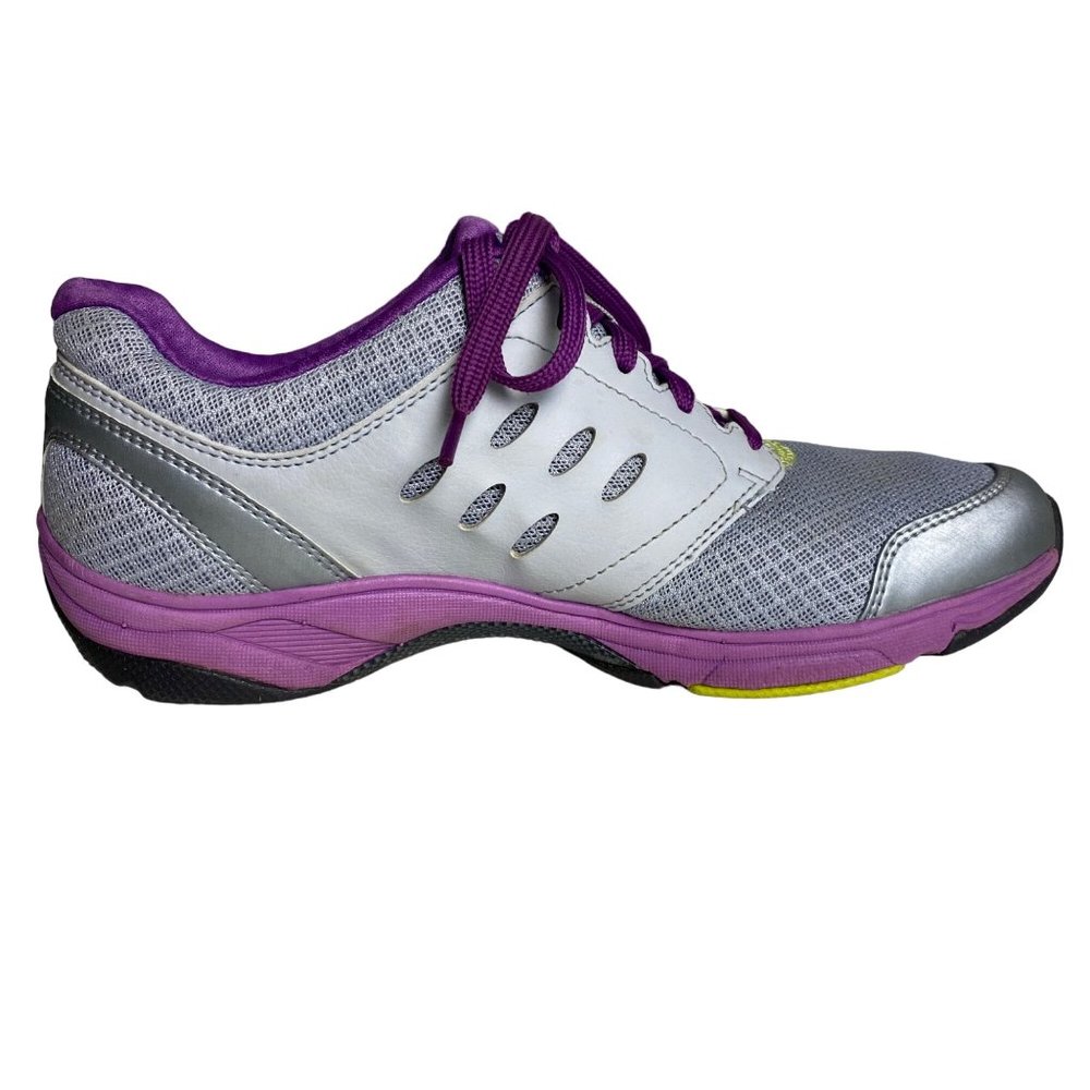Vionic purple lavender gray arch support orthotic orthaheel sneakers women's 8 - Picture 3 of 11